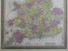 England Wales United Kingdom London Liverpool Cardiff c. 1845 Mitchell map