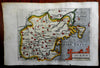 Siena Northern Italy Tuscany Italia Toscana c. 1670 Ortelius miniature map