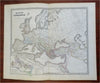 Contantine's Roman Empire Gaul Britannia Dacia North Africa 1865 historical map