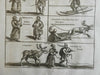 Laplanders Scandinavian Peoples Reindeer Sleighs Costumes Home 1711 print
