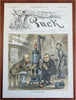 Puck U.S. Political Cartoons 1880s Politicians Lot x 10 F. Opper color prints