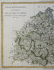 Circle of Upper Saxony Brandenburg Holy Roman Empire 1780 Bonne engraved map