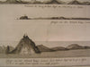 West United States & Alaskan Coast Views 1802 antique Cook exploration print