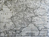 Muscovy Russia in Europe Astrakhan Perm Don Cossacks 1760 Bowen decorative map