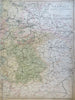 Central Europe Germany Austria Switzerland Infrastructure 1853 Hughes map