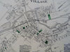 Webster Merino Village Chase Village Massachusetts 1870 F.W. Beers city plan