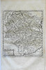 Savoy Piedmont Northern Italy France Nice Milan 1695 Moll engraved map