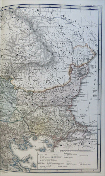 Roman Balkans Pannonia Dacia Illyria Thrace Macedonia 1865 Sprunner en ...