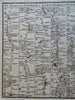 London to Barnstable to Truro Cornwall 1775 Bowen engraved road map travel