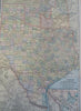 Texas & Oklahoma Indian Territory West Texas 1899 detailed Matthews-Northrup map