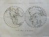 Northern Hemisphere River of the West Equatorial Plan 1783 Woodman & Mutlow map