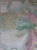 Turkey in Asia Armenia Kurdistan Iraq Syria Algezira Roum c.1800 Cary large map