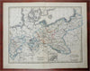 Kingdom of Prussia German Confederation Berlin c. 1844 A. Baedeker scarce map