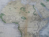 Africa Continent Madagascar Egypt Guinea Morocco 1836 Boynton engraved map