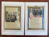 French Royal Court Chromolithographed Prints c. 1882 lovely print Lot x 10