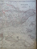 Ontario Railroads Toronto Ottawa 1901 Rand McNally large transportation map