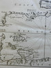 Ottoman Empire Sea of Marmara Constantinople Golden Horn Galata 1760 Bellin map
