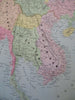 Southeast Asia Philippines Malaysia Indonesia 1862 Andriveau-Goujon large map