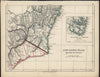 New South Wales Australia c.1852 Lowry multi-sheet 3 antique lithograph map set