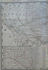 Texas Houston Dallas San Antonio El Paso c. 1880's-90 Cram large map