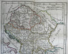 Ottoman Empire Balkans Hungary Dalmatia Bosnia 1780 Vaugondy engraved map
