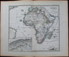 Afrika Africa European colonies Mt. Height comparison 1878 Stulpnagel map