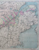 Ontario & Quebec Canada Toronto Great Lakes Toronto Montreal 1873 Williams map