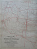 United States Railroad & Steamship Lines 1880 Mitchell large map