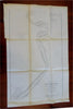 Rappahannock River Virginia Saunders' Wharf 1856 U.S. Coastal Survey chart