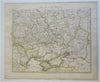 Russian Empire Ukraine Crimea Astrakhan 1855 fine detailed map