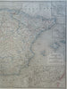 Spain & Portugal Madrid Lisbon Cadiz 1876 Otterloo scarce large Dutch map