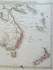 Australia New Zealand New Caledonia Papua New Guinea 1855 Stulpnagel map