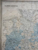 Western Germany Kingdom of Prussia Oldenburg Hesse 1865 Dufour Dyonett map