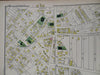 Everett Middlesex Mass. 1889 Walker detailed city plan map