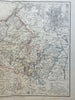 Grand Principality Mecklenburg German Empire Schwerin 1873 Ravenstein map