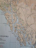 Southeastern Alaska Alexander Archipelago 1903 Hoen Alaska Boundary Tribunal map