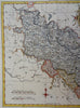 Germany Duchy of Silesia Glatz Poland Wroclaw Glogow 1762 Kitchin decorative map