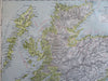 Scotland Lot x 4 Maps Railroads c. 1883 Letts multi-sheet color detailed maps