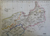 Kingdom of Prussia Germany Poland Silesia Berlin 1834 Streit two sheet map