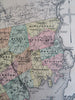 Waldo County Maine Belfast Stockton Unity Thorndike Troy 1893 Stuart map