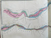 Terraces on Connecticut River South Vernon to Canann 1861 large geology map