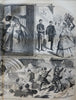 Winslow Homer Civil War Sketches News from the War 1862 Harper's print