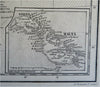 Italy Corsica Sardinia Naples Rome Malta 1876 Otterloo scarce large Dutch map