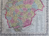 Russian Empire Finland Baltic States Ukraine Crimea 1856 DeSilver scarce map