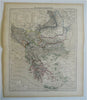 Balkan Peninsula Ottoman Empire Greece Serbia Wallachia 1886 Flemming map