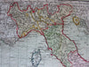 Italy Italia decorative 1790 Desnos Brion Chambon engraved map