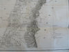 Republic of Chile 1855 Northern Portion Gold Mines Railroads engraved map