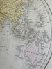 Eastern Hemisphere Africa Europe Asia Middle East Australia 1841 Boynton map