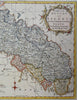 Germany Duchy of Silesia Glatz Poland Wroclaw Glogow 1762 Kitchin decorative map