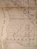 Louisiana Land Districts New Orleans Coast 1855 U.S.G. old state survey map